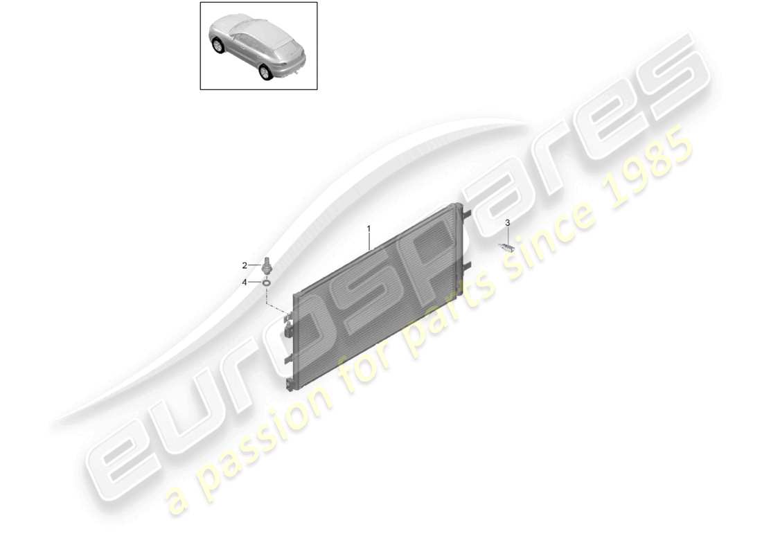 a part diagram from the porsche macan parts catalogue