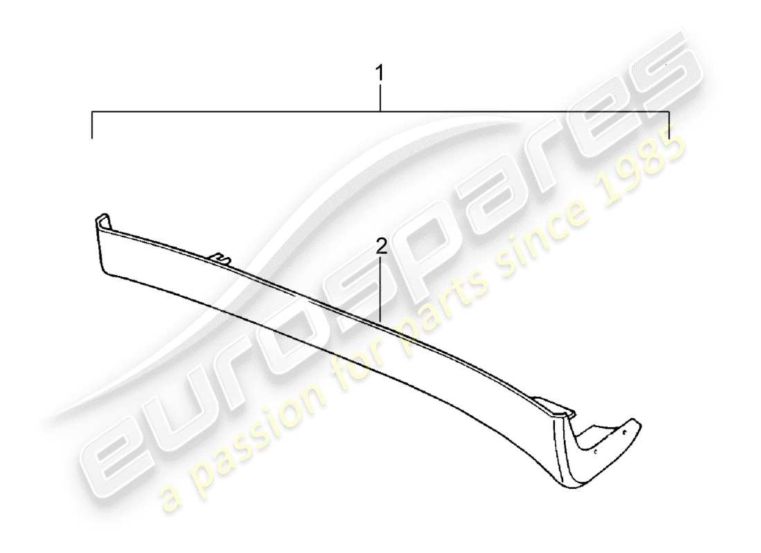 a part diagram from the porsche 1985 (tequipment) parts catalogue