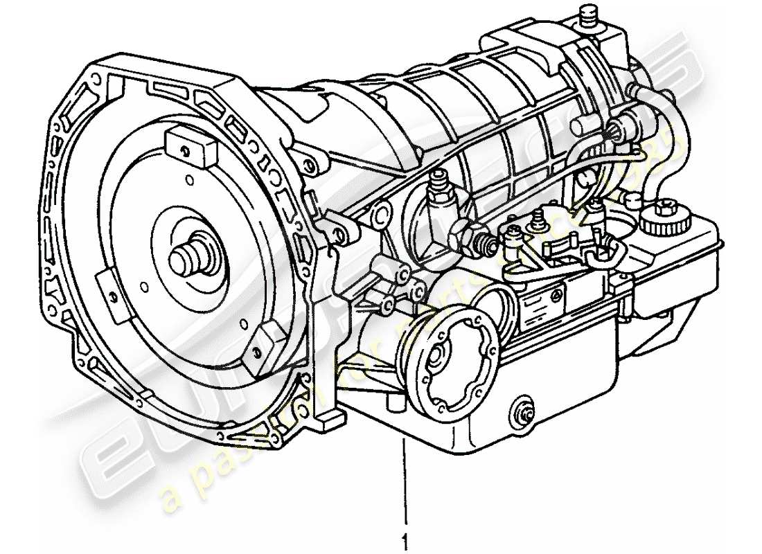 a part diagram from the porsche accessories and tequipment parts catalogue