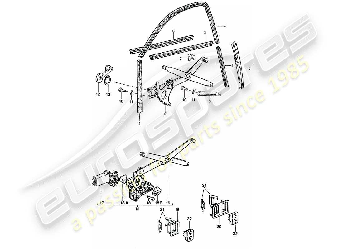 a part diagram from the porsche 1987 (924s) parts catalogue