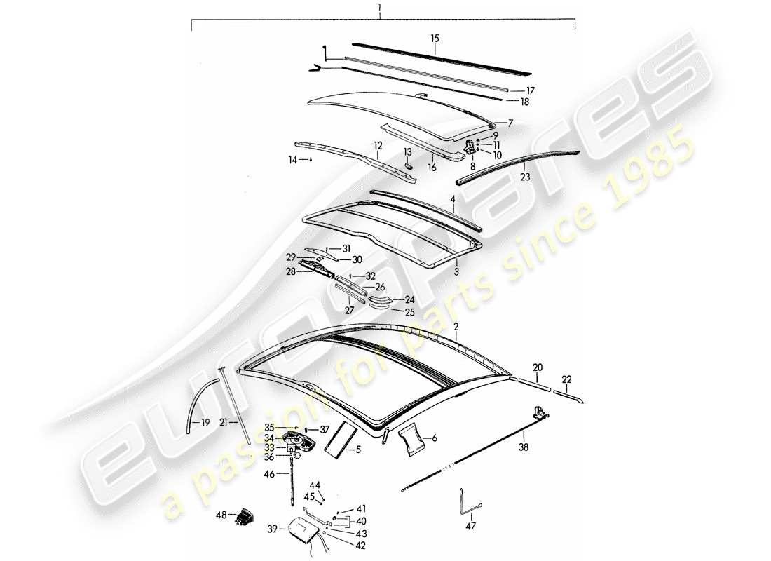 a part diagram from the porsche 1963 (356b/356c) parts catalogue