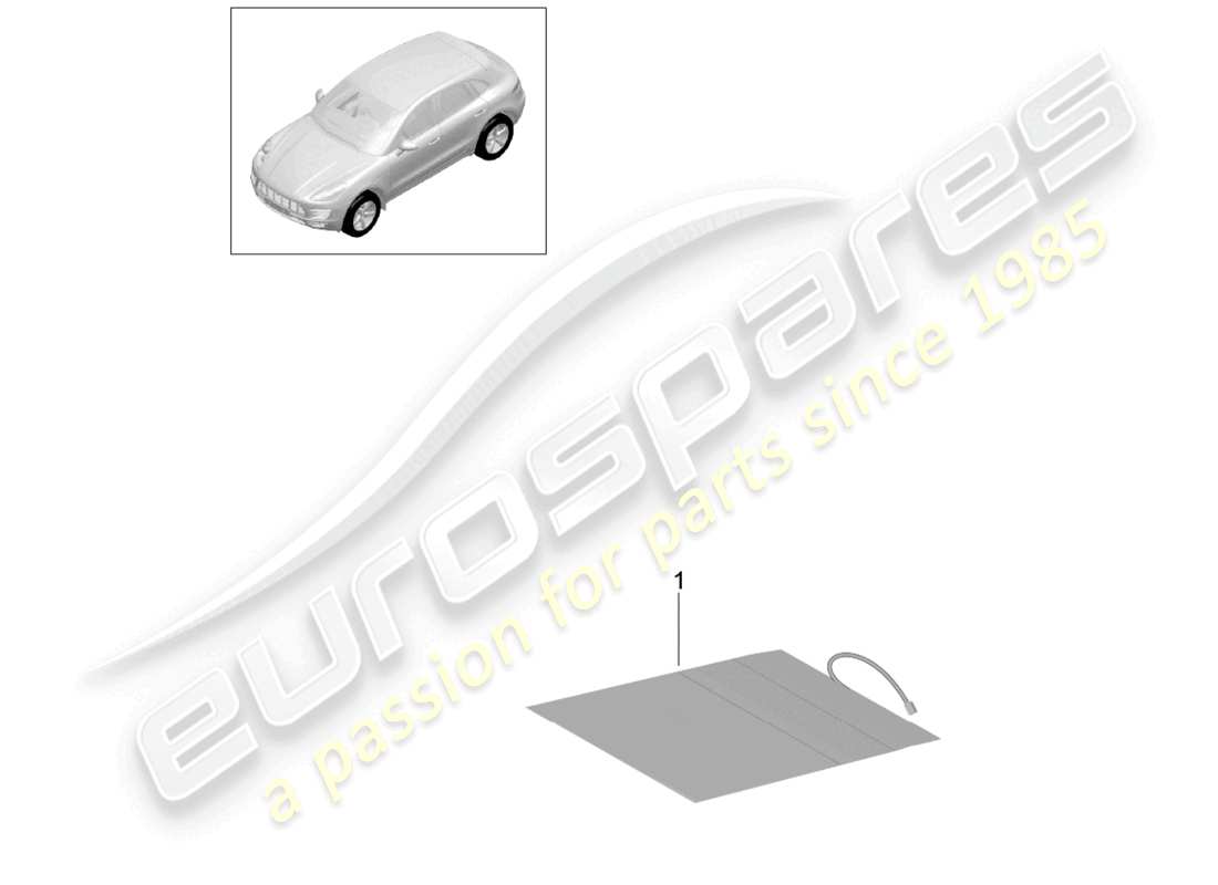 a part diagram from the porsche macan parts catalogue