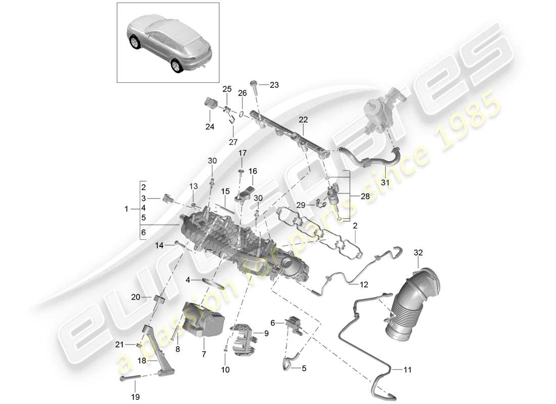 part diagram containing part number pac133201a