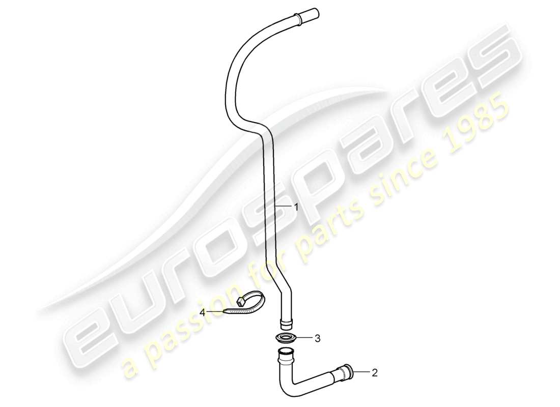 a part diagram from the porsche 2008 (987 boxster) parts catalogue