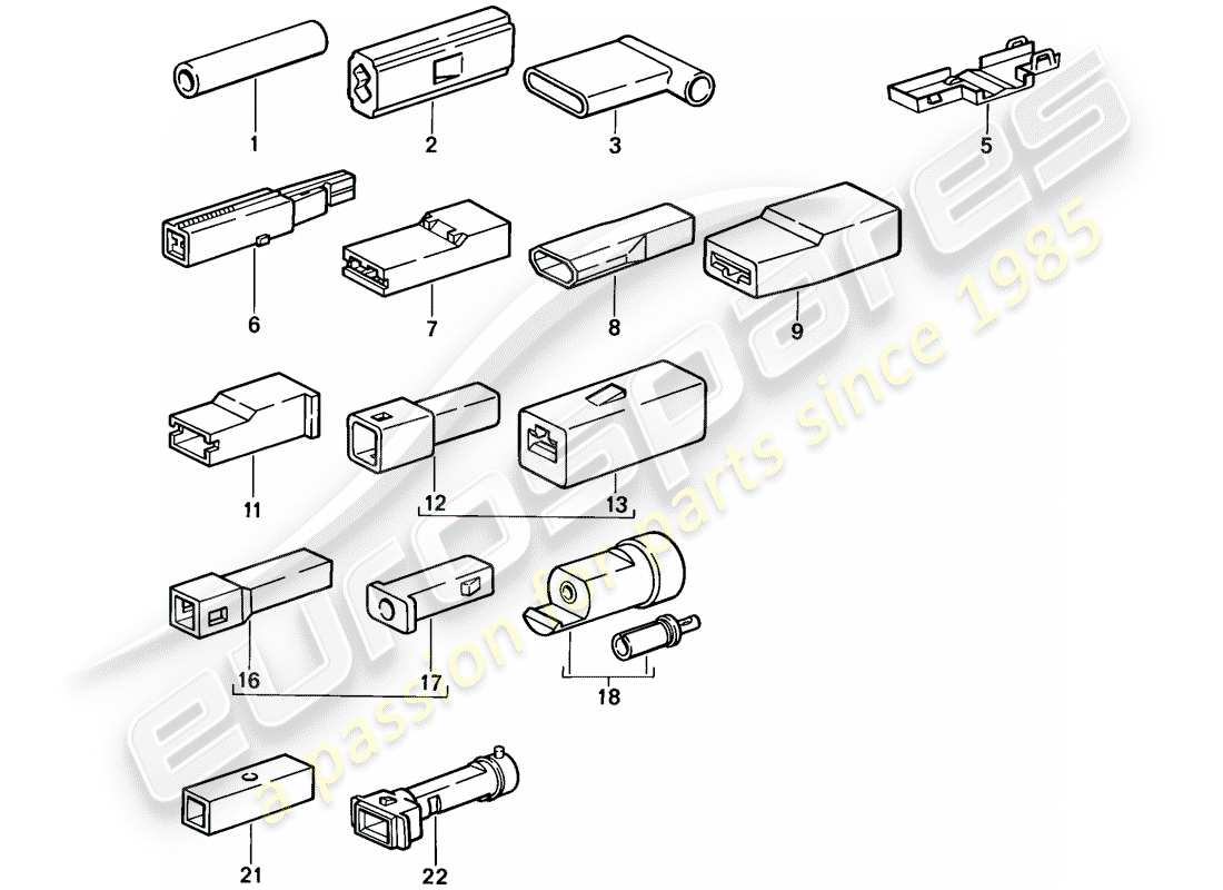 a part diagram from the porsche 1988 (924s) parts catalogue