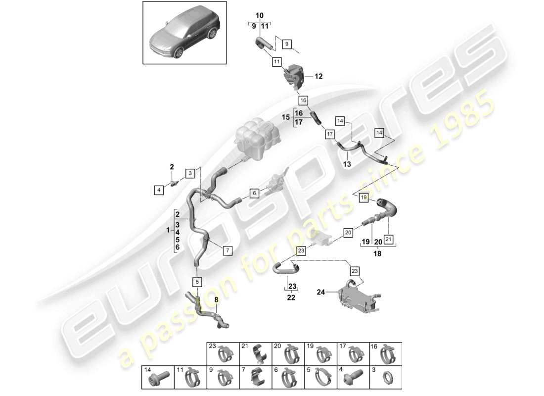 part diagram containing part number 9y0121059