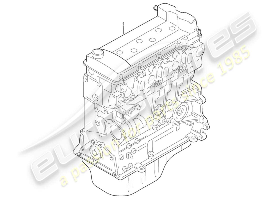 a part diagram from the porsche 2008 (cayenne e1 9pa) parts catalogue
