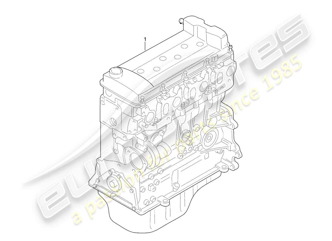 a part diagram from the porsche cayenne parts catalogue