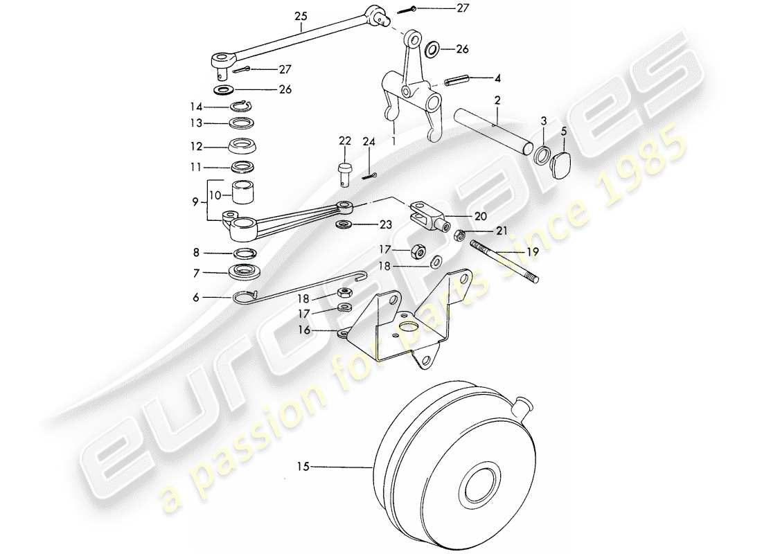 VIEW PARTS DIAGRAMS FROM THE PORSCHE 911 PARTS CATALOGUE a part diagram from the porsche 911 parts catalogue