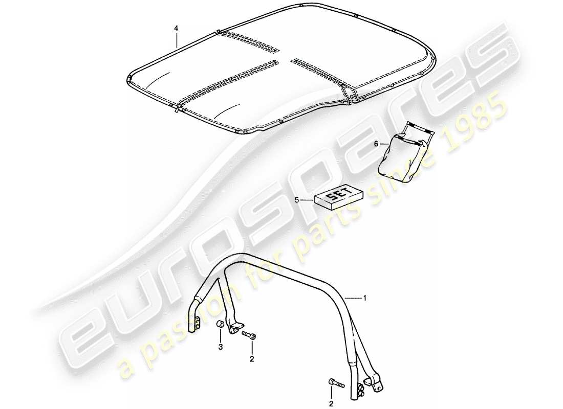 a part diagram from the porsche 1981 (911) parts catalogue