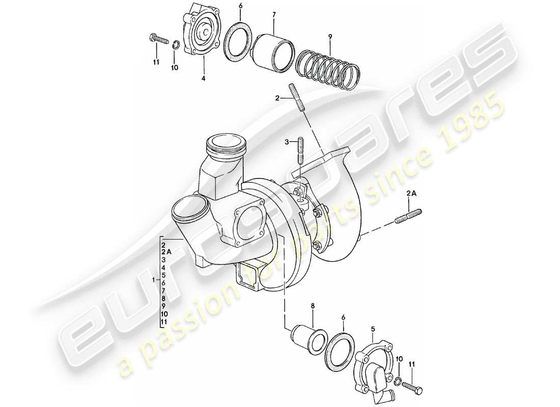 a part diagram from the porsche 1981 (924) parts catalogue