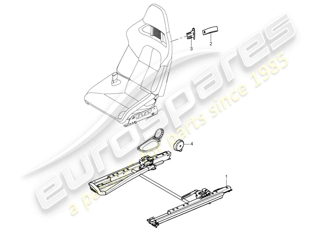 a part diagram from the porsche 2006 (987 cayman) parts catalogue