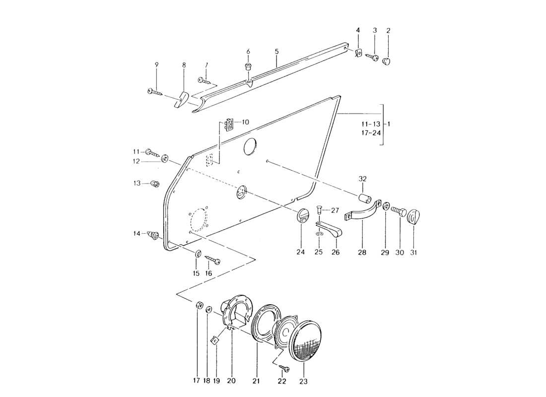 a part diagram from the porsche 964 parts catalogue