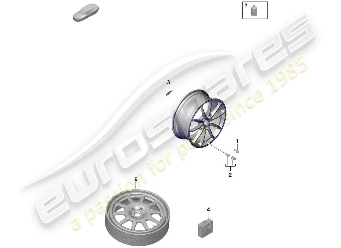 porsche 2020 (718 boxster spyder) individual parts parts diagram