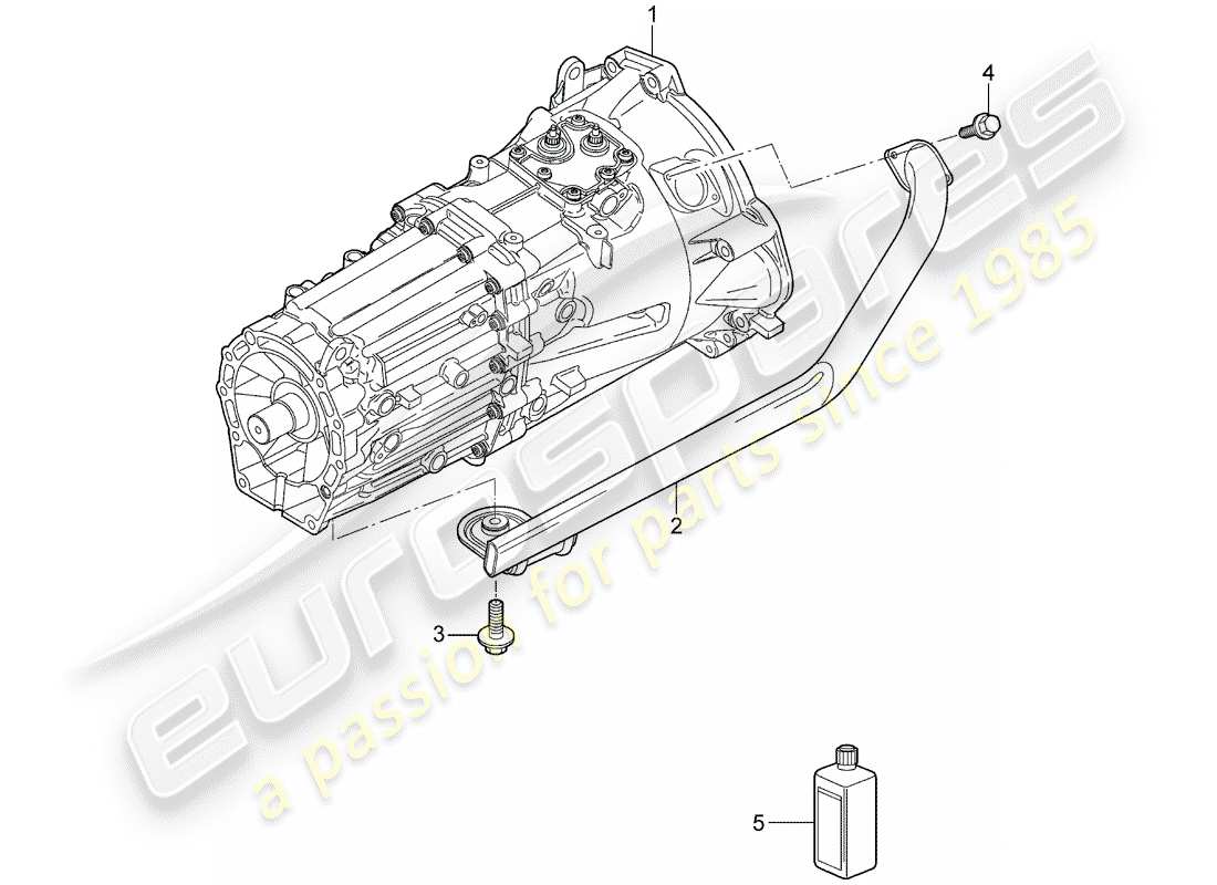 porsche 2004 (cayenne e1 9pa) gearbox ready for installation d - mj 2004>> parts diagram