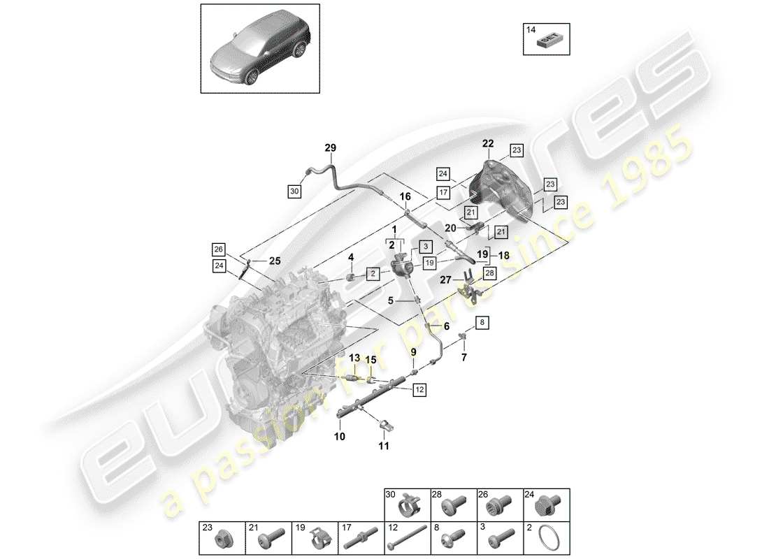 part diagram containing part number pac971502a