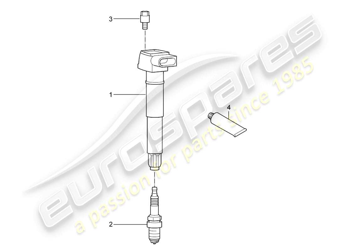 a part diagram from the porsche 2017 (cayenne e2 92a) parts catalogue