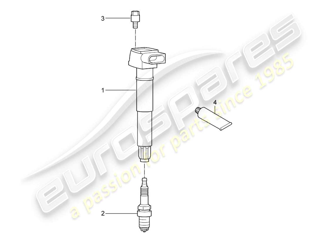 a part diagram from the porsche 2017 (cayenne e2 92a) parts catalogue
