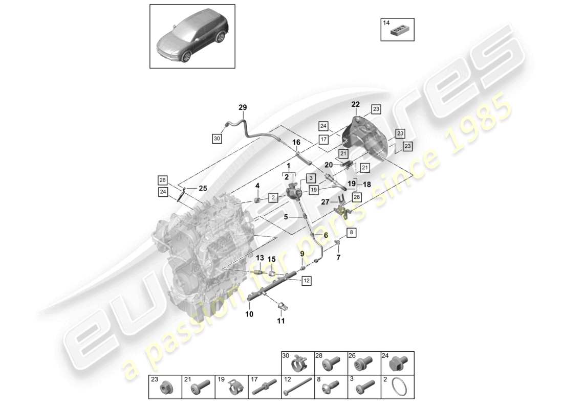 part diagram containing part number n 10703001
