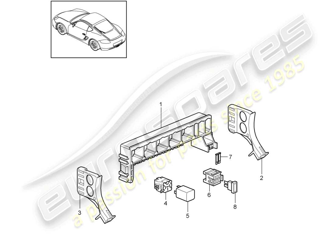 part diagram containing part number 98661012600