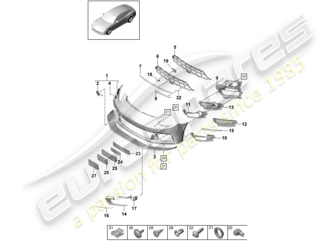 part diagram containing part number 971807999q g2x