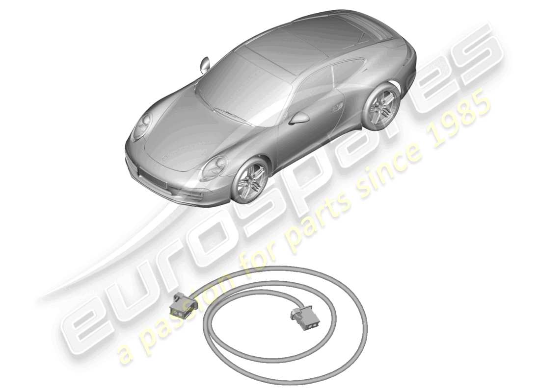a part diagram from the porsche 991 parts catalogue
