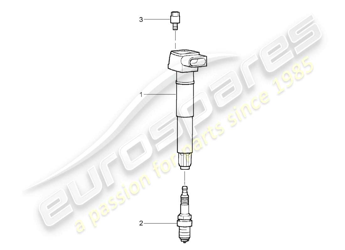 a part diagram from the porsche 2003 (cayenne e1 9pa) parts catalogue