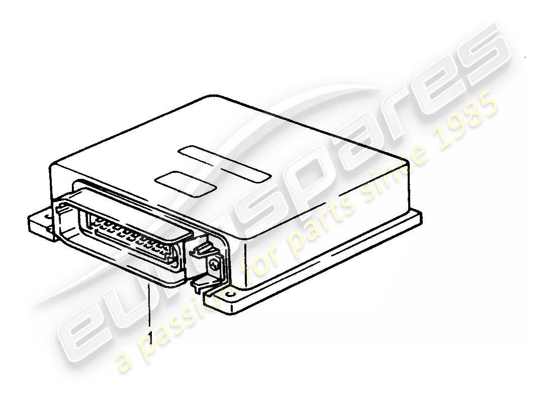 a part diagram from the porsche 1965 (refurbished and exchange catalogue) parts catalogue