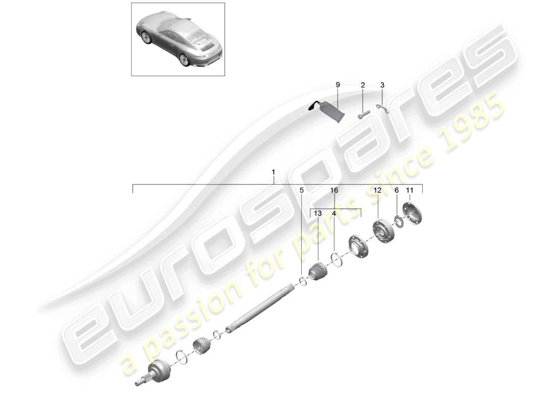 part diagram containing part number 99133202488