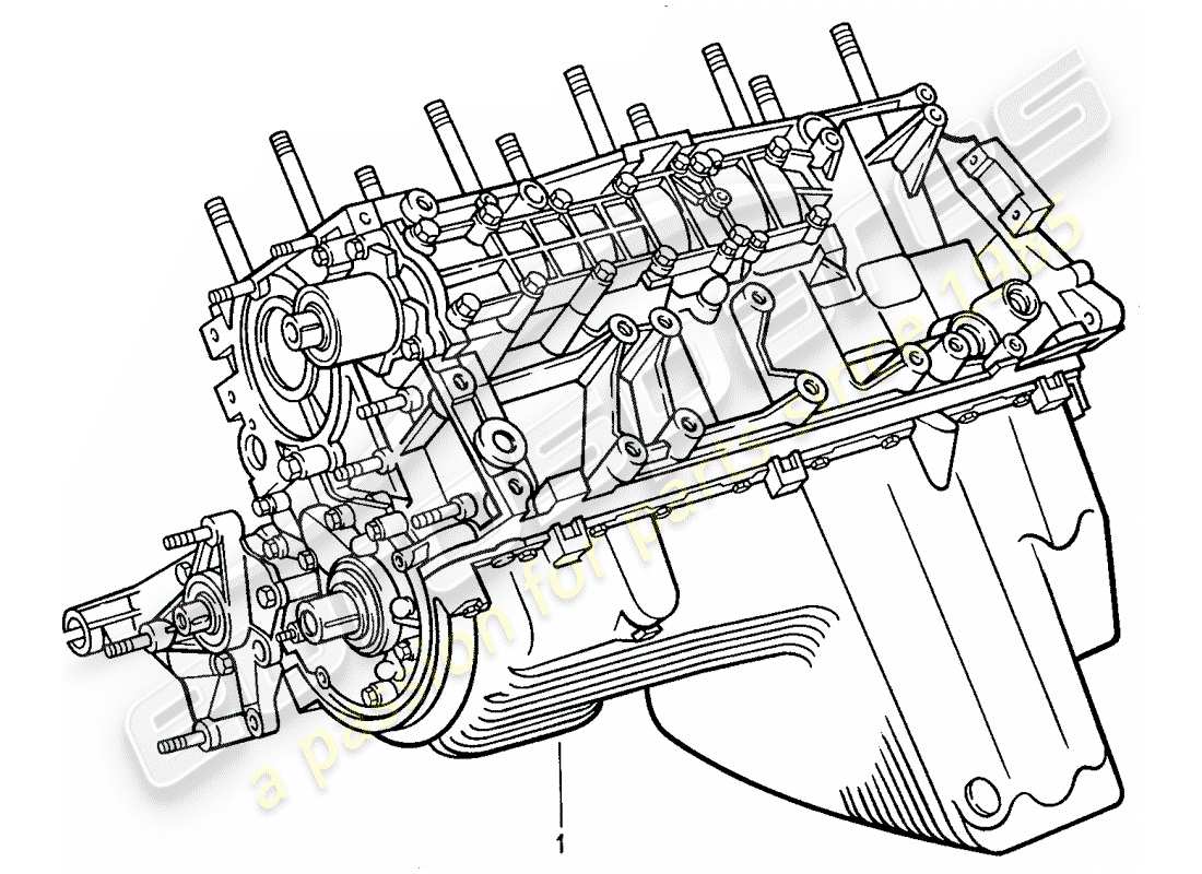 a part diagram from the porsche 1991 (944) parts catalogue
