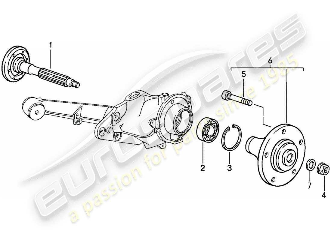 a part diagram from the porsche 1988 (944) parts catalogue