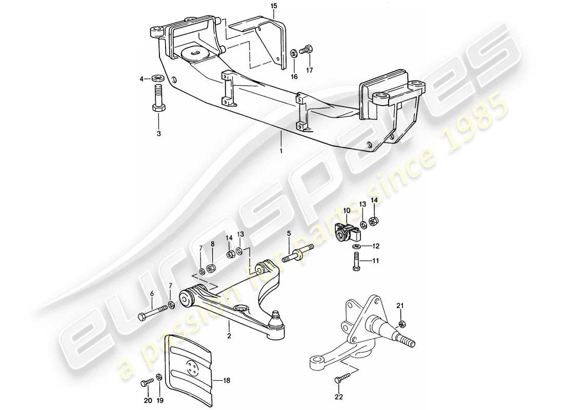 a part diagram from the porsche 1990 (944) parts catalogue