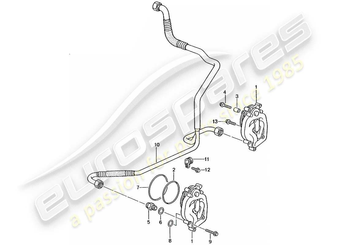 a part diagram from the porsche 996 parts catalogue