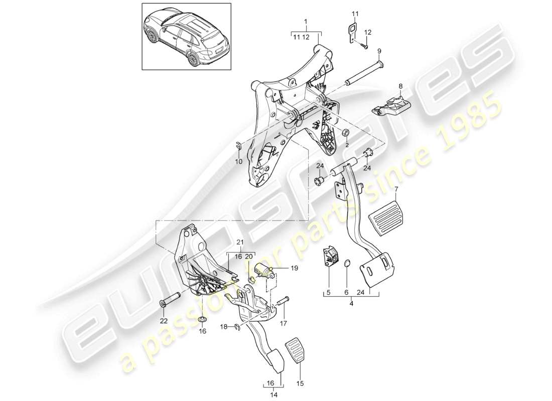 part diagram containing part number 95842358100