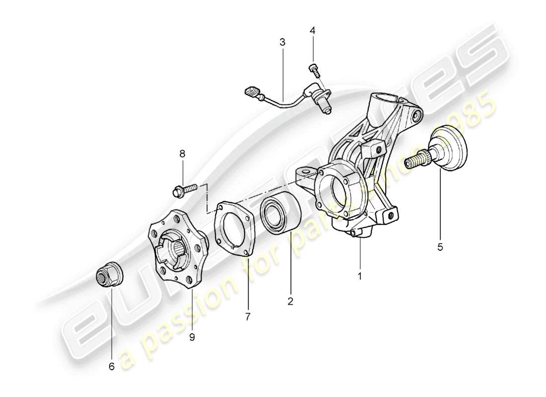 VIEW PARTS DIAGRAMS FROM THE PORSCHE BOXSTER PARTS CATALOGUE a part diagram from the porsche boxster parts catalogue