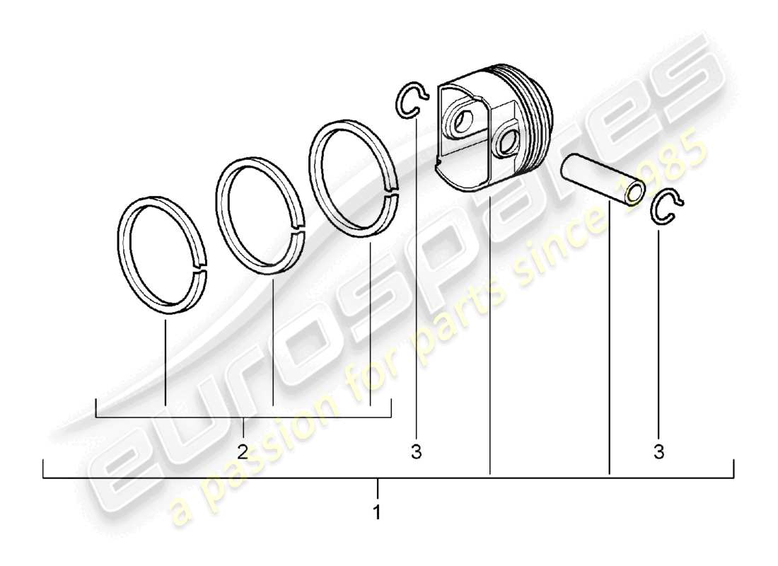 a part diagram from the porsche 2008 (987 boxster) parts catalogue