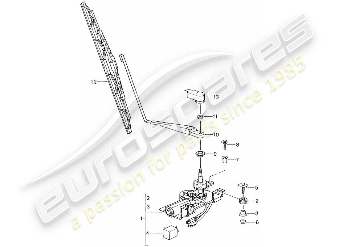 a part diagram from the porsche 2002 (996) parts catalogue