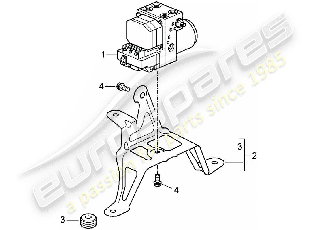 a part diagram from the porsche 996 parts catalogue