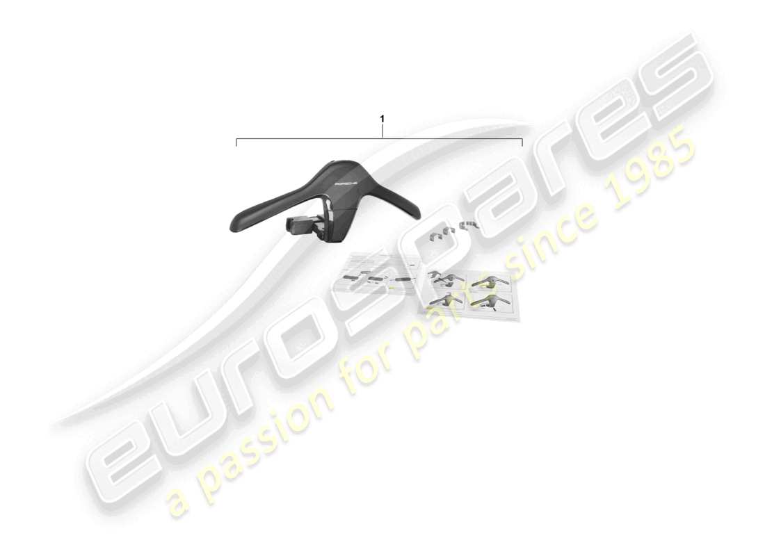 a part diagram from the porsche 2007 (cayenne e1 9pa) parts catalogue