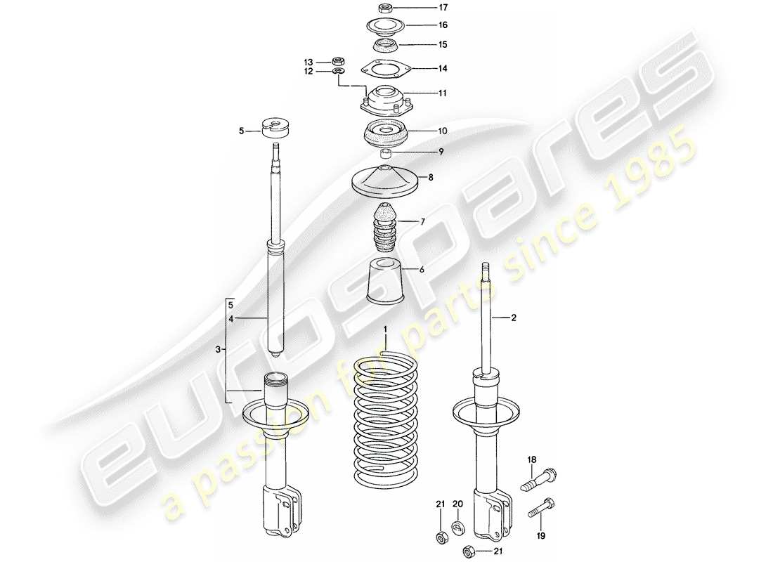a part diagram from the porsche 1977 (924) parts catalogue