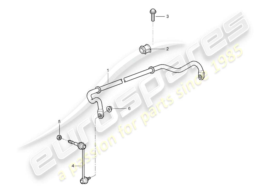 a part diagram from the porsche 2006 (987 boxster) parts catalogue