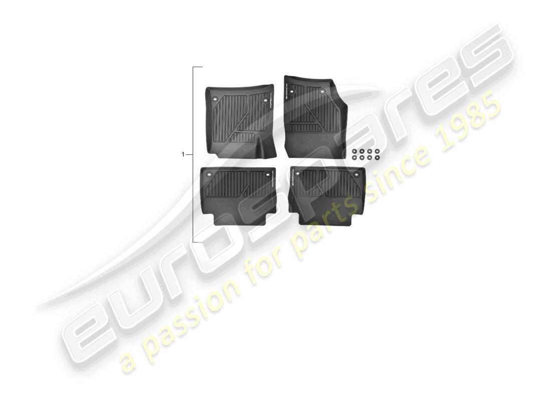 VIEW PARTS DIAGRAMS FROM THE PORSCHE CAYENNE PARTS CATALOGUE a part diagram from the porsche cayenne parts catalogue