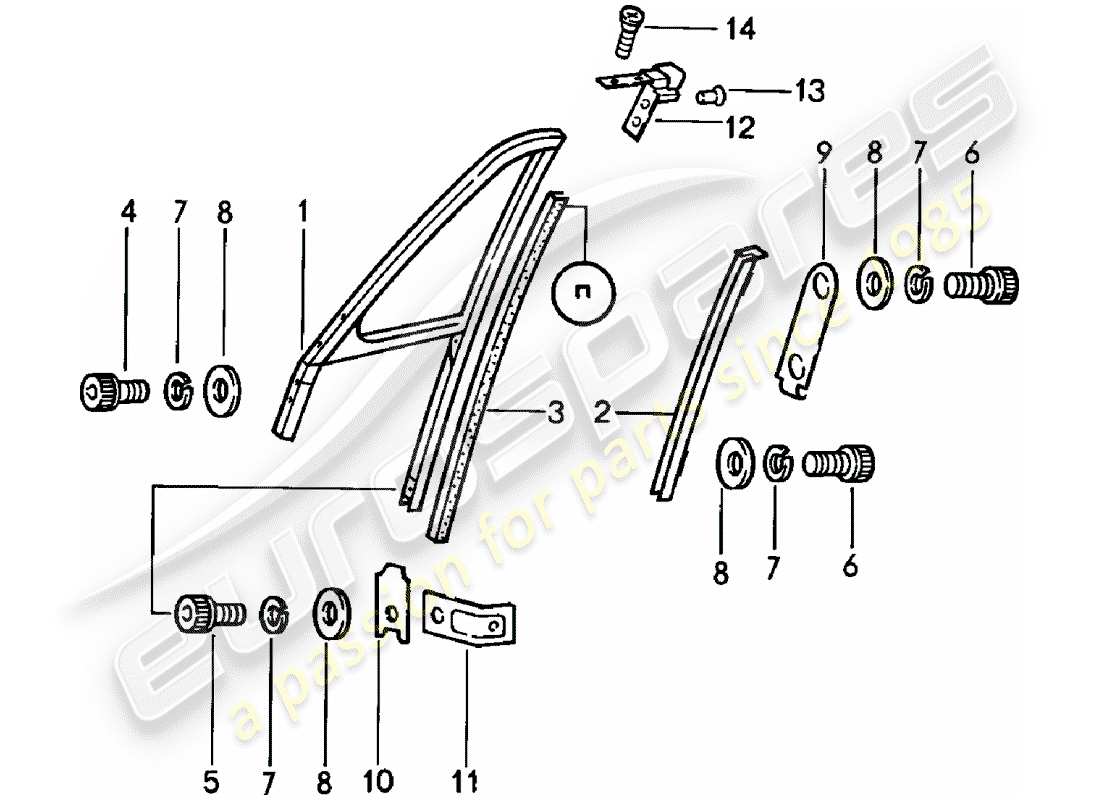 a part diagram from the porsche 1979 (911) parts catalogue