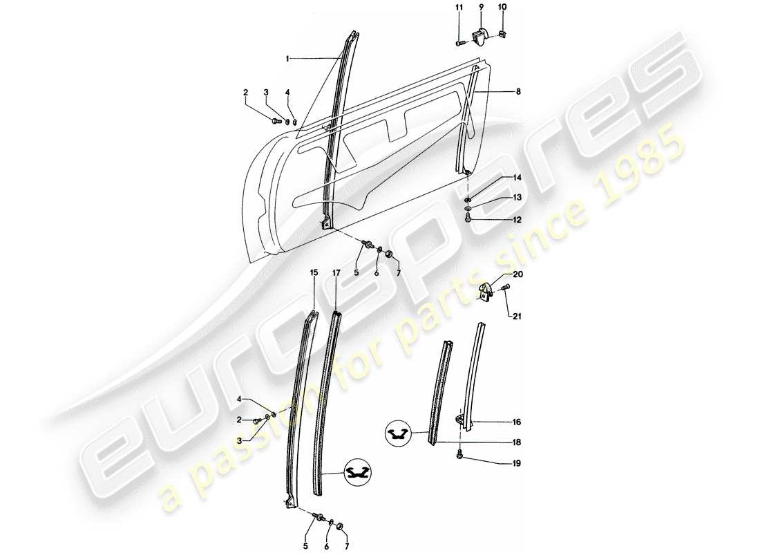 VIEW PARTS DIAGRAMS FROM THE PORSCHE 914 PARTS CATALOGUE a part diagram from the porsche 914 parts catalogue