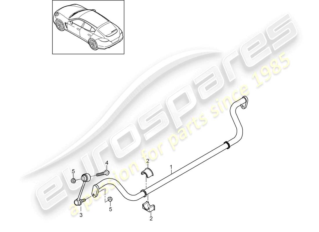 a part diagram from the porsche 2016 (panamera 970) parts catalogue