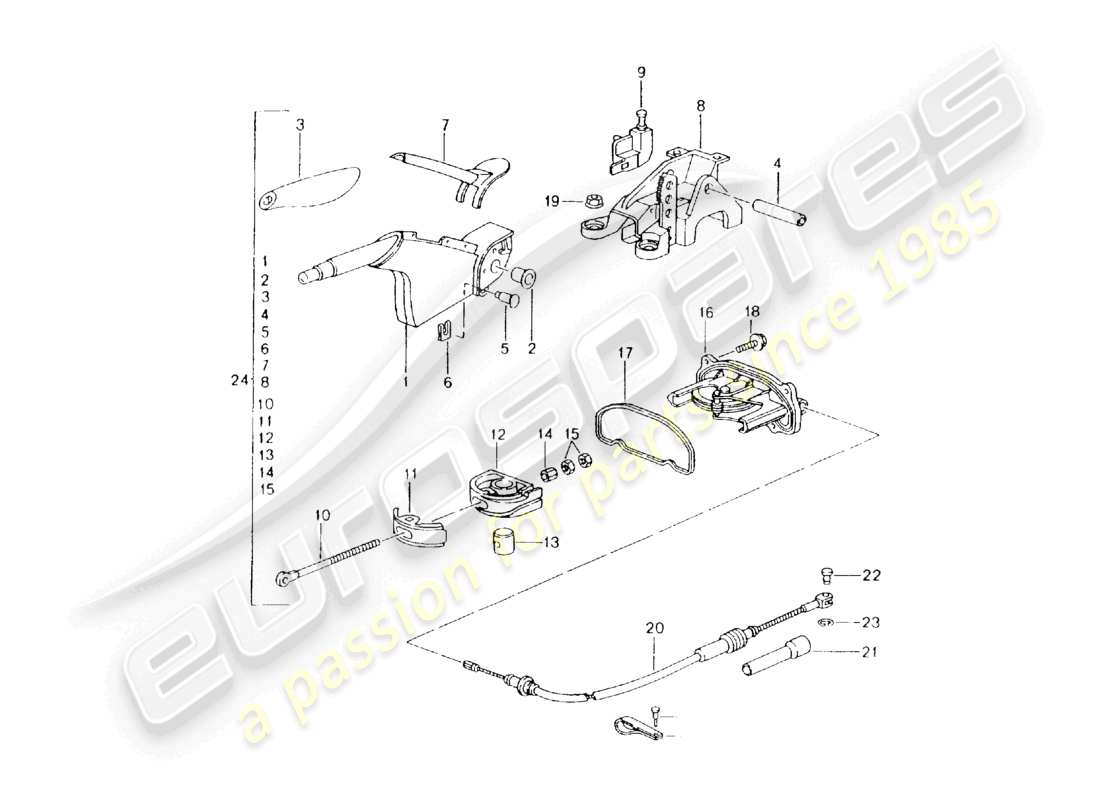 a part diagram from the porsche boxster parts catalogue
