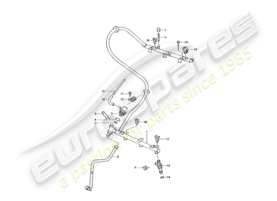 a part diagram from the porsche 2004 (986 boxster) parts catalogue