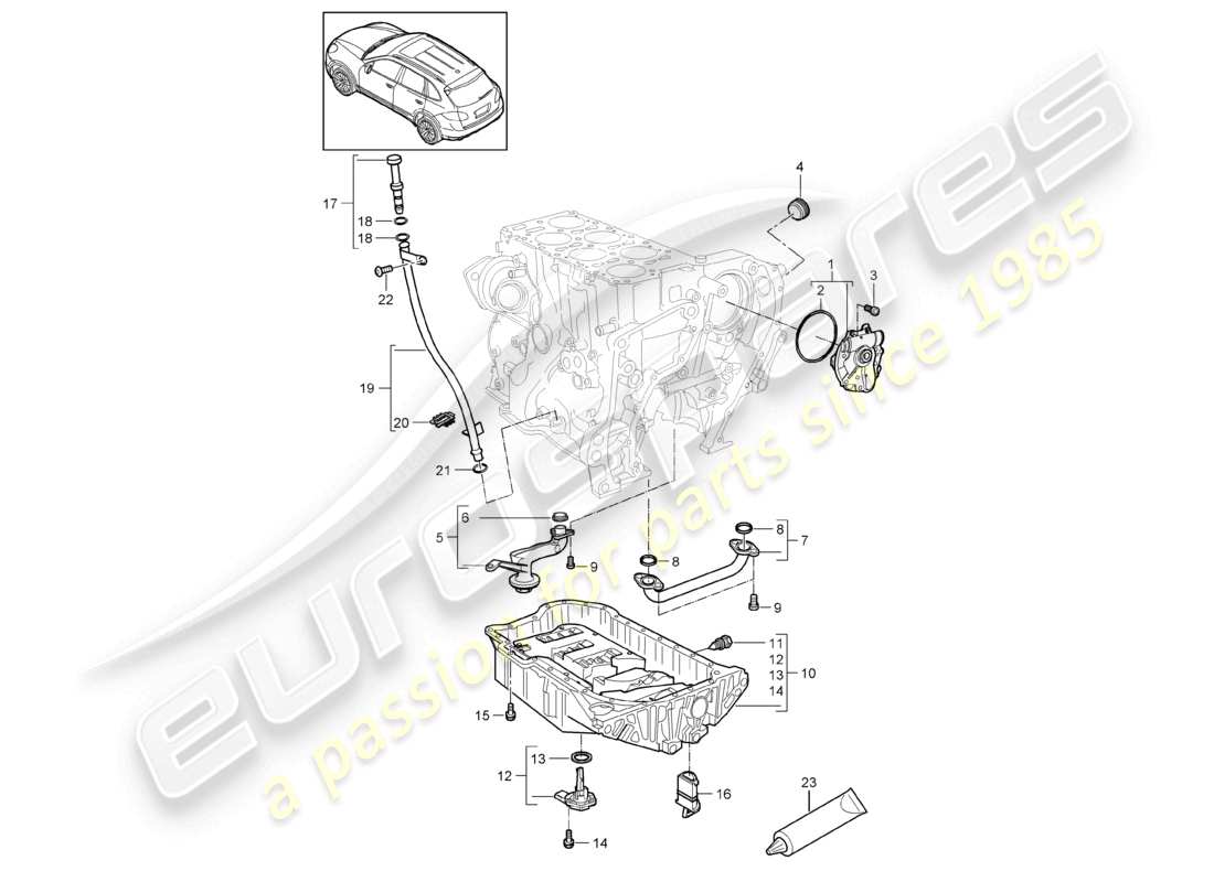 part diagram containing part number paf911014