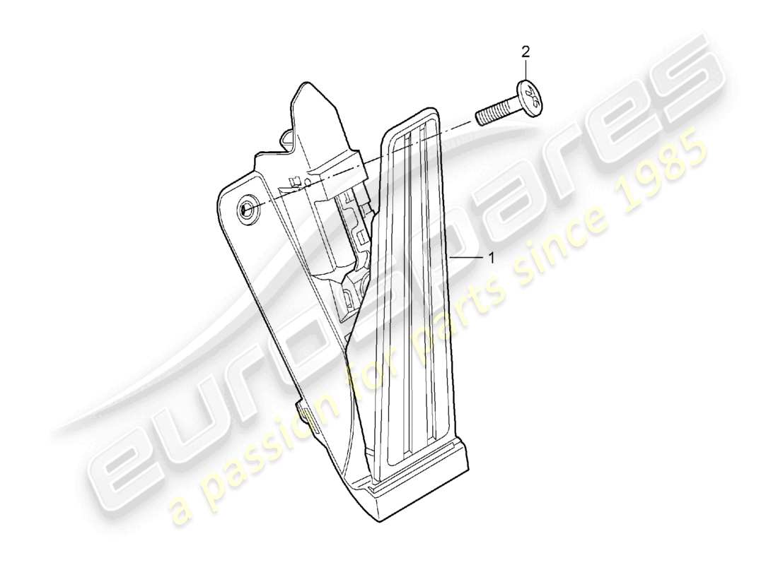 a part diagram from the porsche boxster parts catalogue