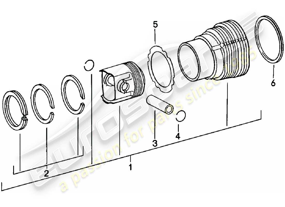 a part diagram from the porsche 1979 (911) parts catalogue